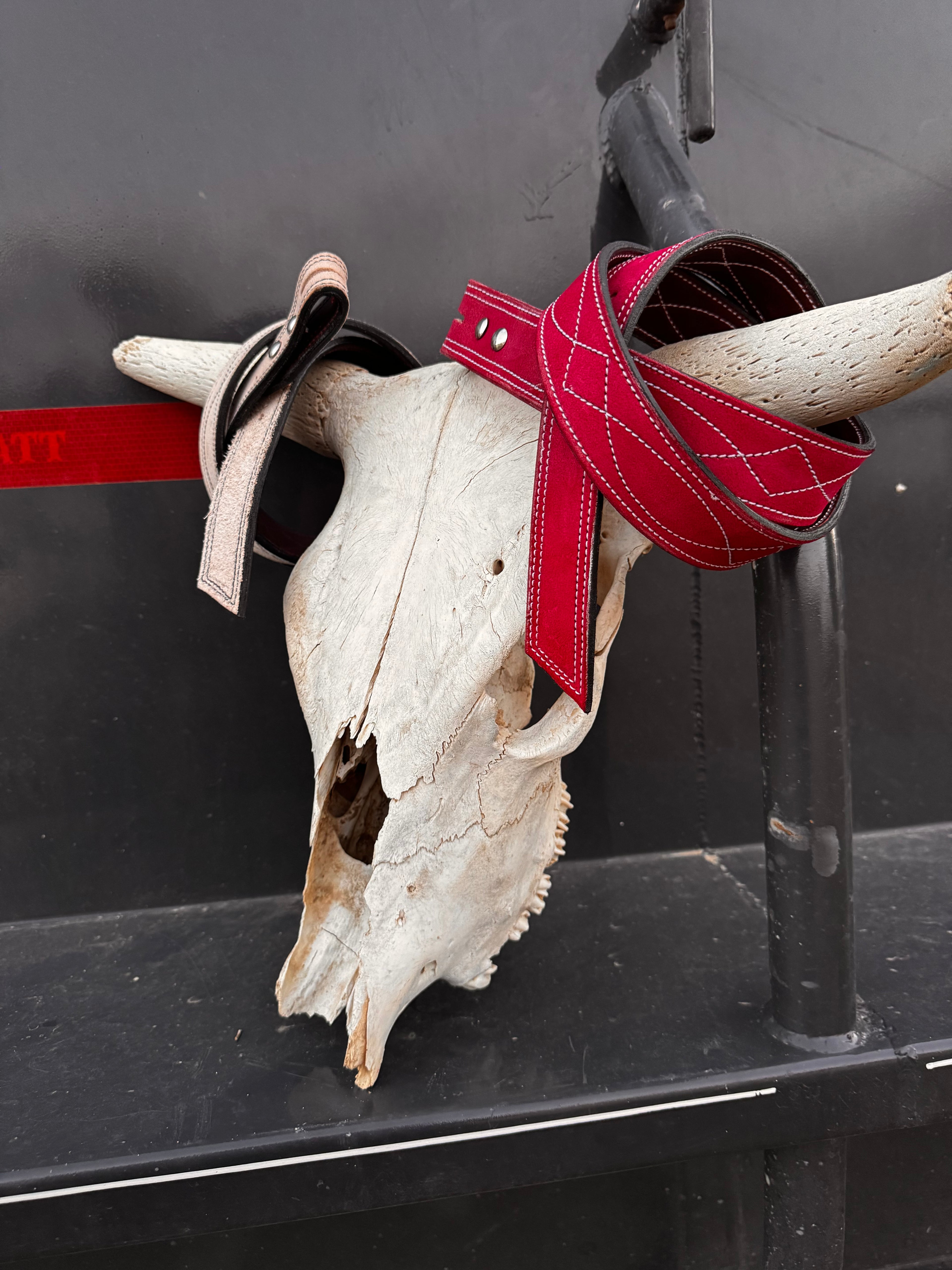 Custom Red Gunslinger Belt