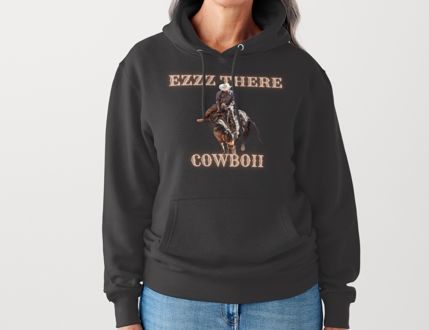 Ezzzz There Cowboii Hoodie