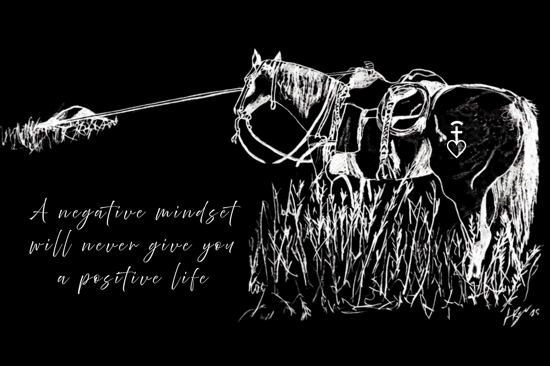 Positive Life Ranch Horse Stickers